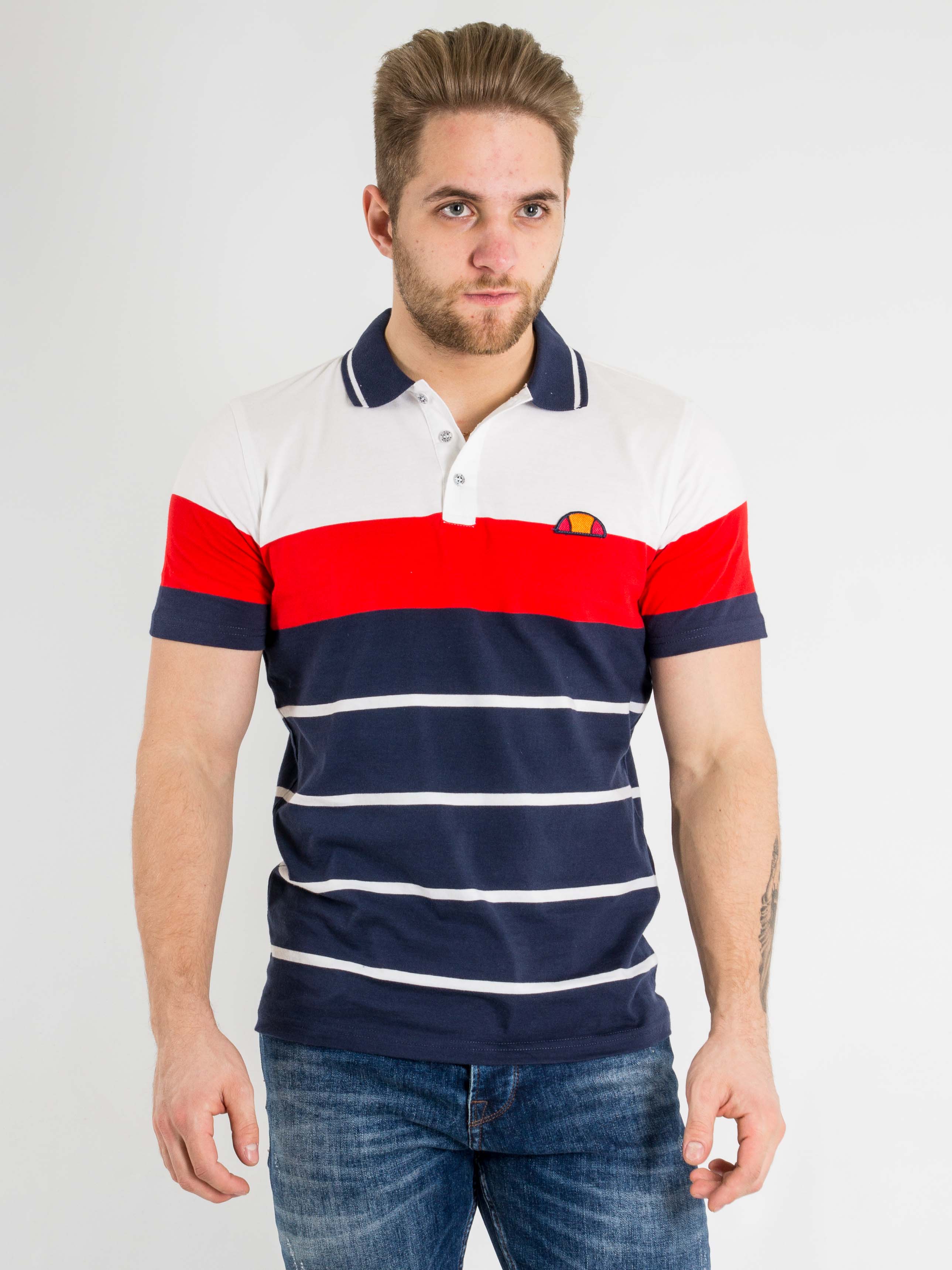 

Поло в полоску Ellesse v-170320-2  Синий, Поло в полоску Ellesse v-170320-2 2XL Синий