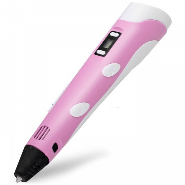

3D ручка c LCD дисплеем для 3Д рисования Pen 2 Pink (00639)