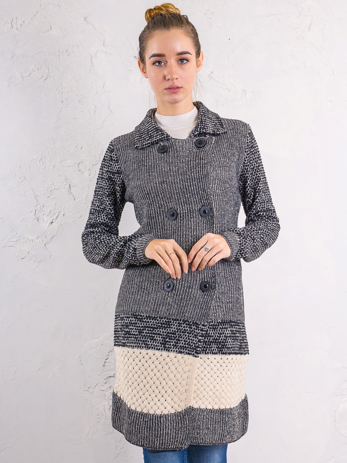 

Кардиган- пальто Desigual 48j2L02  Серый, Кардиган- пальто Desigual 48j2L02 S Серый