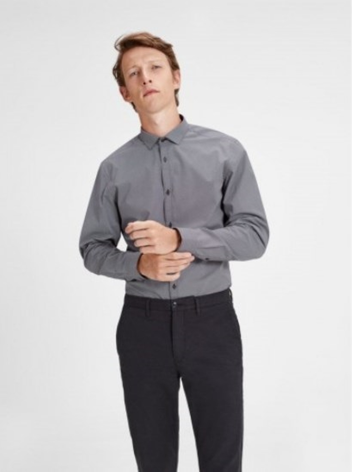 

Рубашка Jack & Jones 12020857  Серый, Рубашка Jack & Jones 12020857 XL Серый