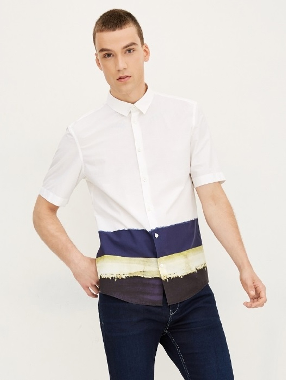 

Рубашка Jack & Jones 217204519  Белый, Рубашка Jack & Jones 217204519 S Белый
