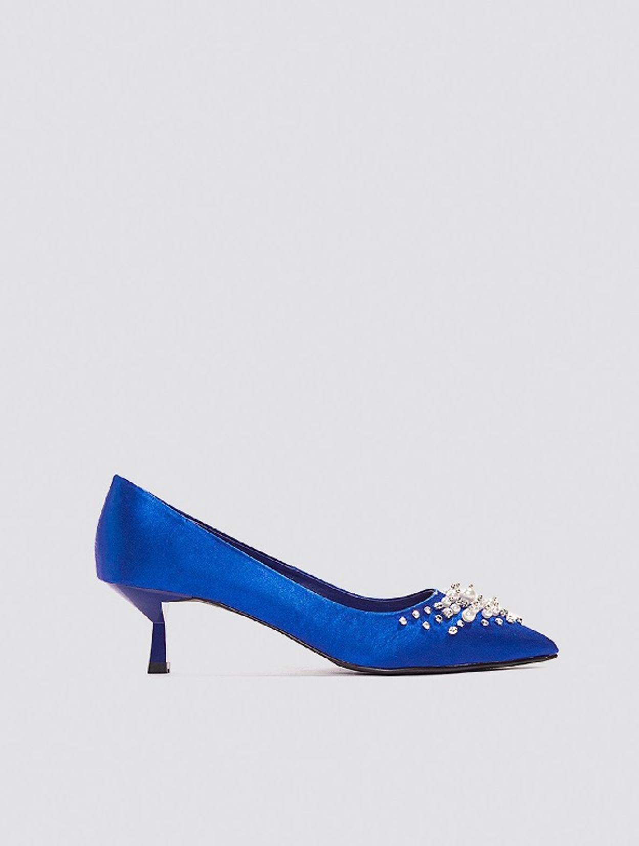 

Туфли-лодочки с атласными бусинами - Blue In Cobalt NA-KD 10550000920305000 37 Синий