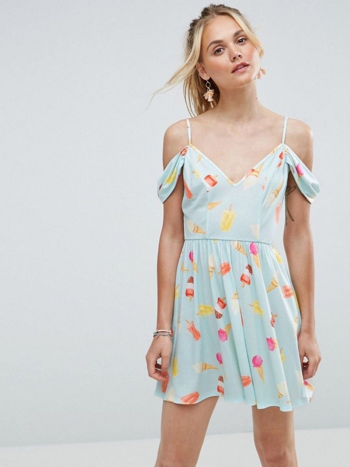 

Платье ASOS AV010720-5  Голубой, Платье ASOS AV010720-5 S Голубой