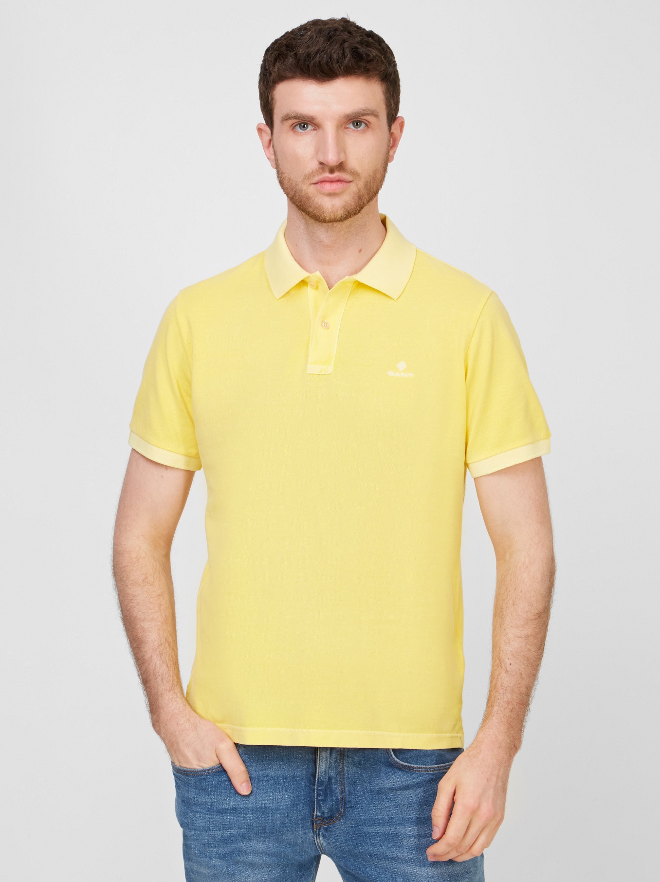 

Мужское поло Sunfaded Pique Rugger Gant 2052028  Желтый, Мужское поло Sunfaded Pique Rugger Gant 2052028 XL Желтый