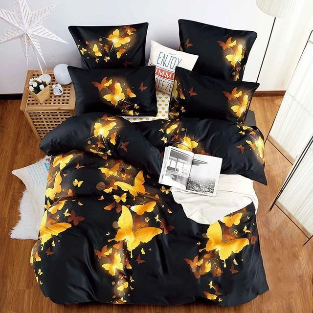 

Простынь MirSon Бязь Premium 17-0472 Butterflies 150х220 см