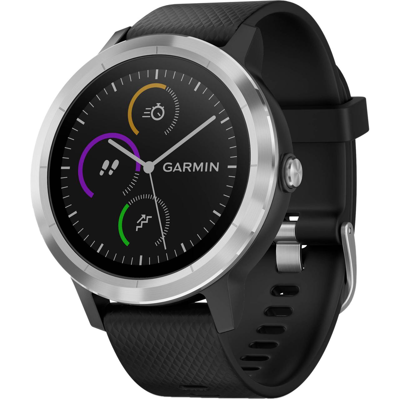 

Умные часы с GPS Garmin Vivoactive 3 Black with Stainless Hardware (010-01769-02)