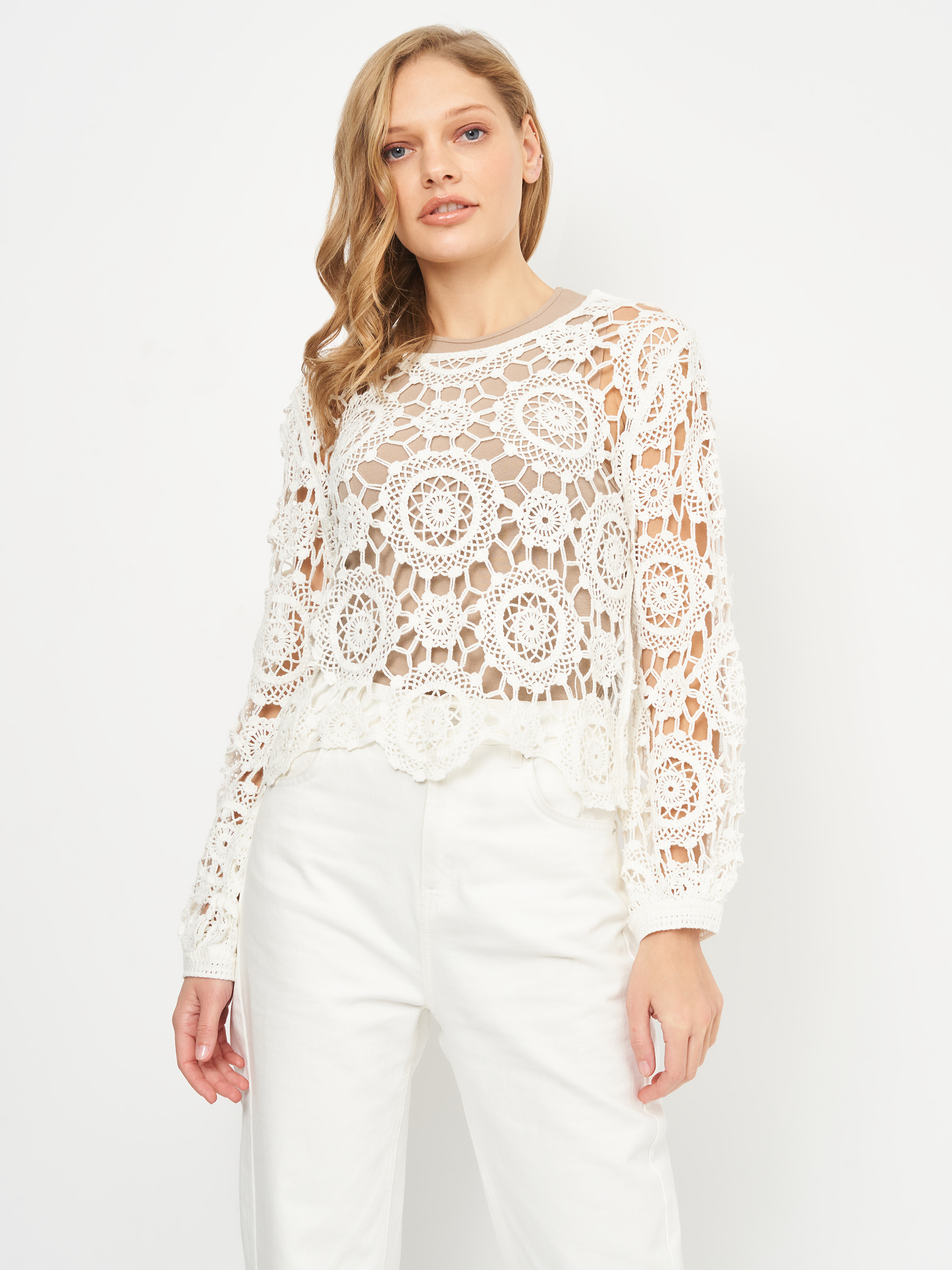 

Топ Pull & Bear 5474/346/805 XS Белый