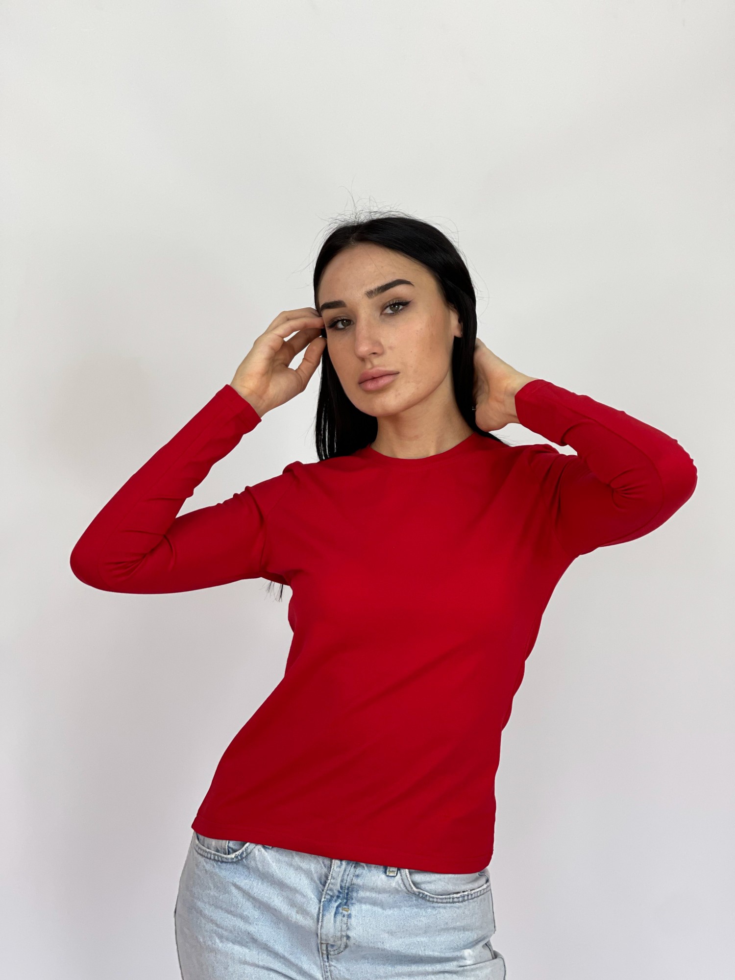 

Лонгслив Baysho базовый Кулирка Красный XL (bk0701-300)