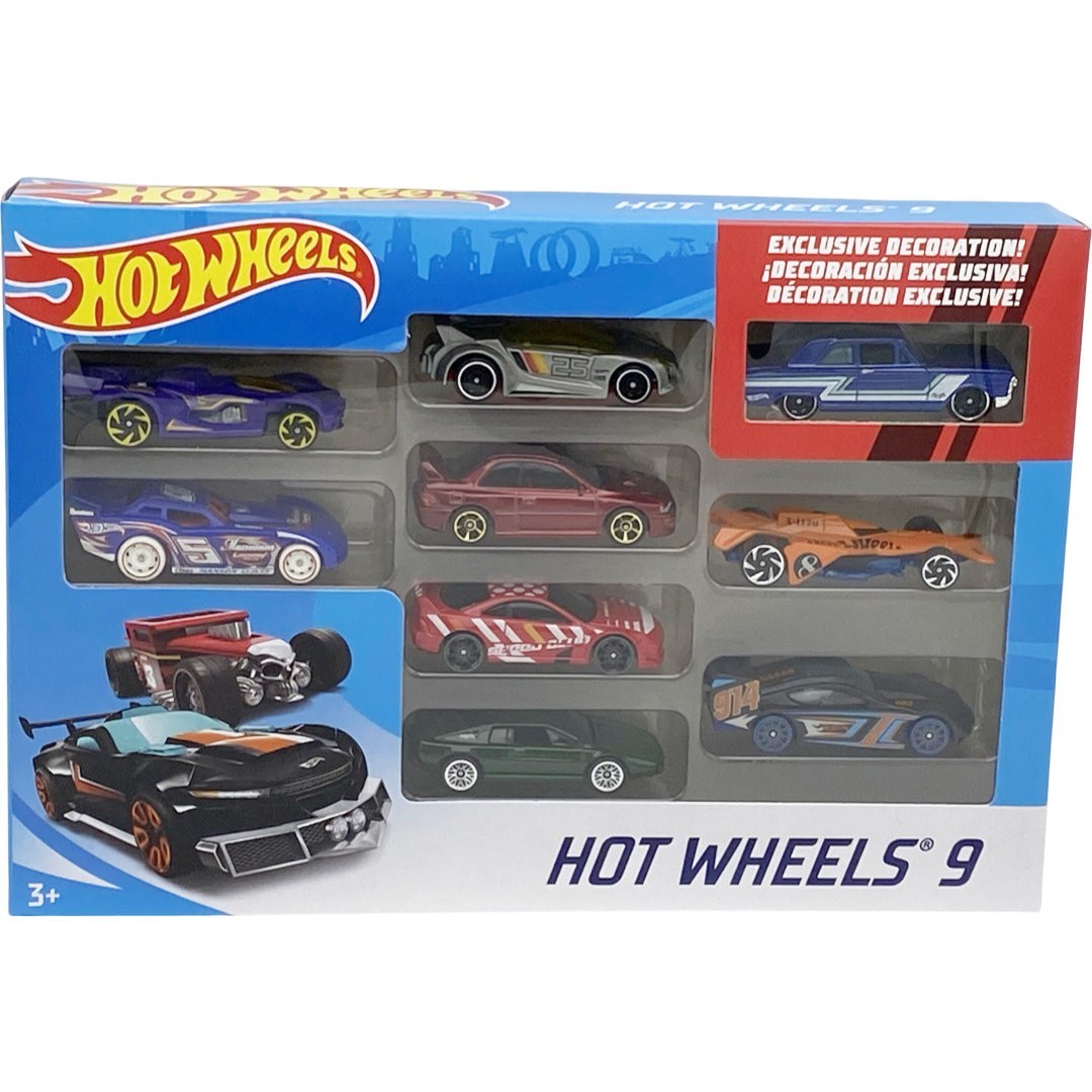 

Базовые машинки Hot Wheels набор из 9 штук (X6999)
