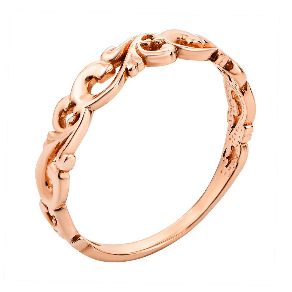 

Кольцо из красного золота 000132969 18 размера