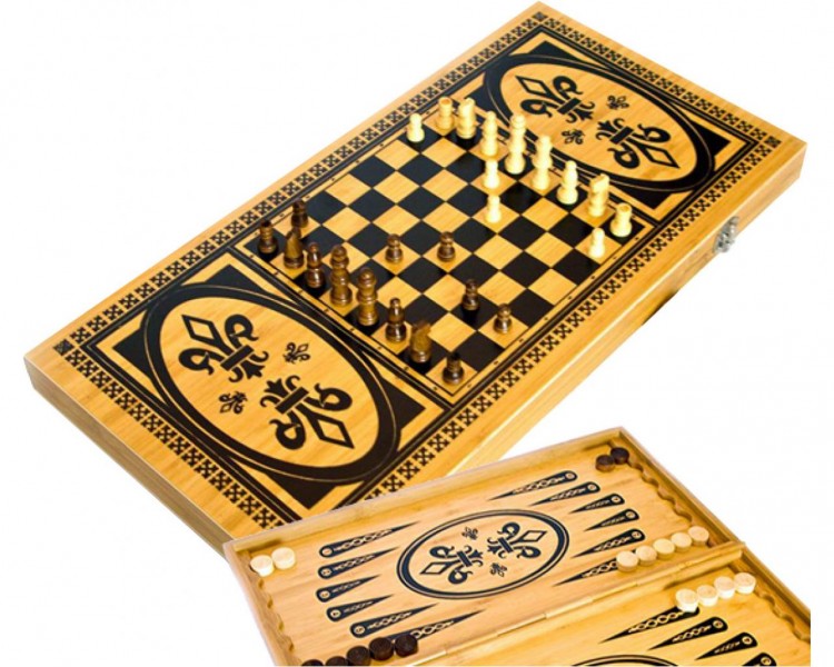 

Игровой набор Present 2в1 нарды/шахматы 5025 C (IR06476)