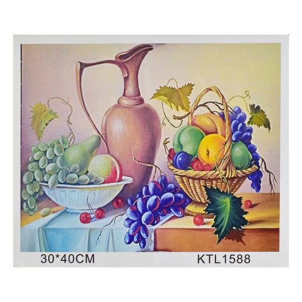

Картина по номерам Bambi KTL 1588 "Натюрморт", 30х40см (BAM005751)