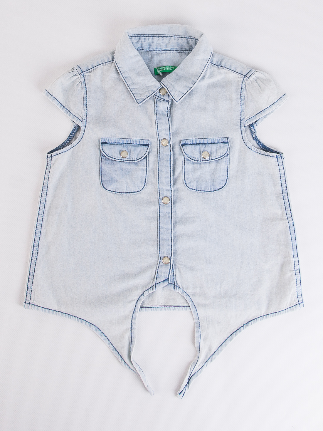 

Рубашка Benetton 5DHJ5QFZ0 100 cm (88260100cm) Голубой