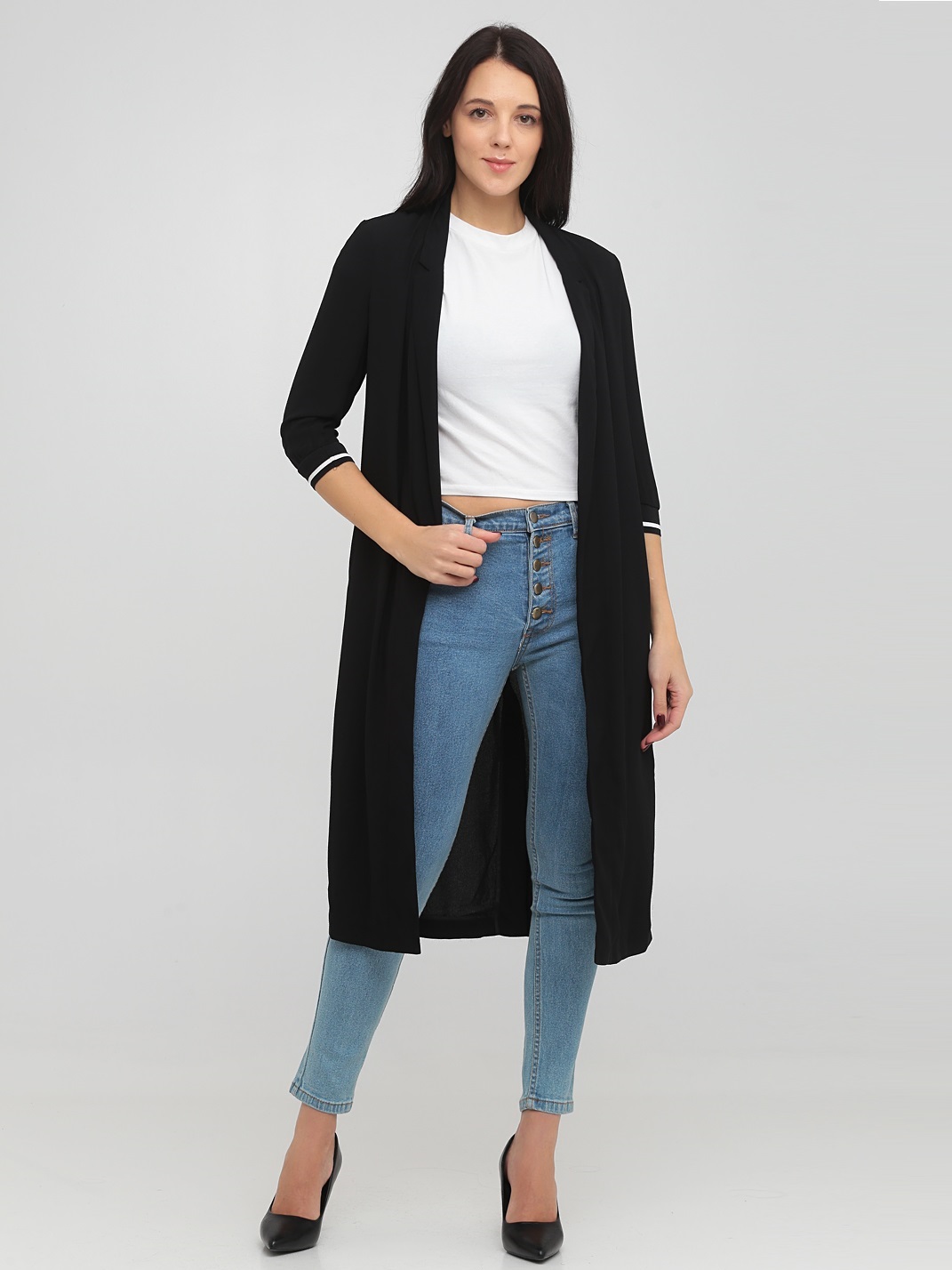 

Демисезонный кардиган Only 117208504  Черный, Демисезонный кардиган Only 117208504 S Черный
