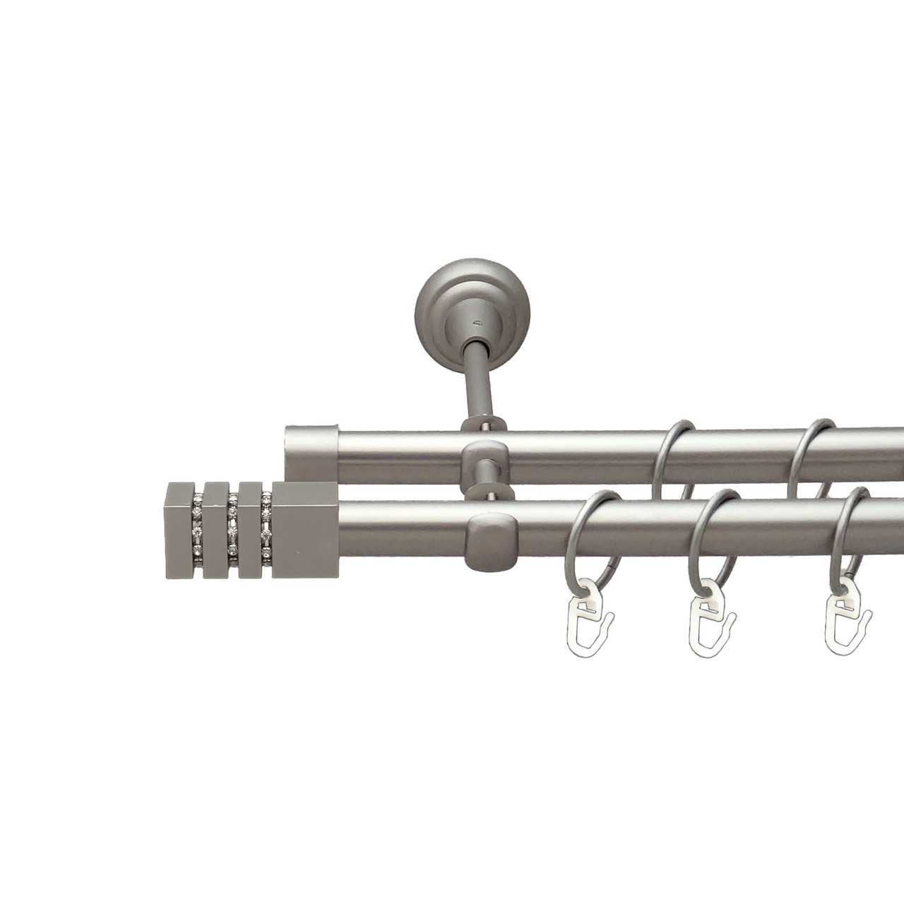 

Карниз Orvit Ацтека металевий дворядний відкритий Сатин 19\19 мм 200 см (00-00015321)