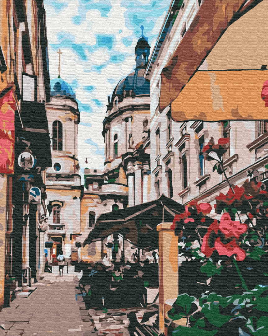 

Картина по номерам Brushme Львовская улочка 40×50 (BS29486)