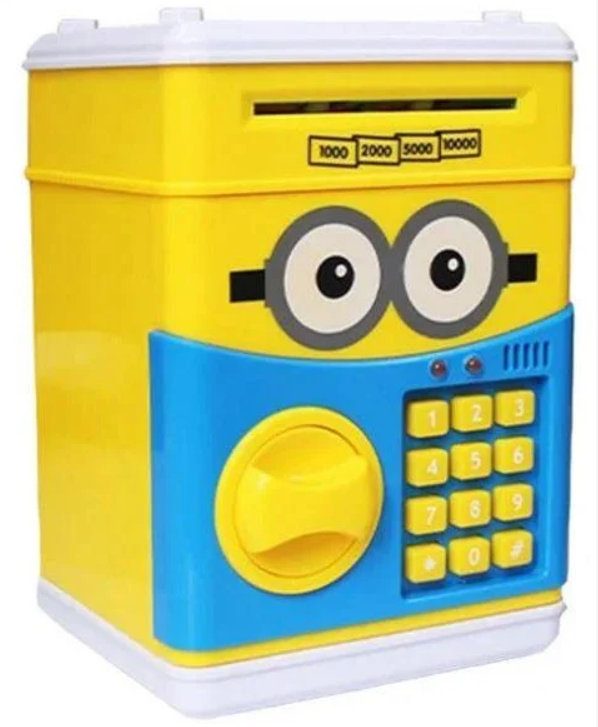 

Сейф-копилка детский Cartoon Box 7030 с кодовым замком, миньон