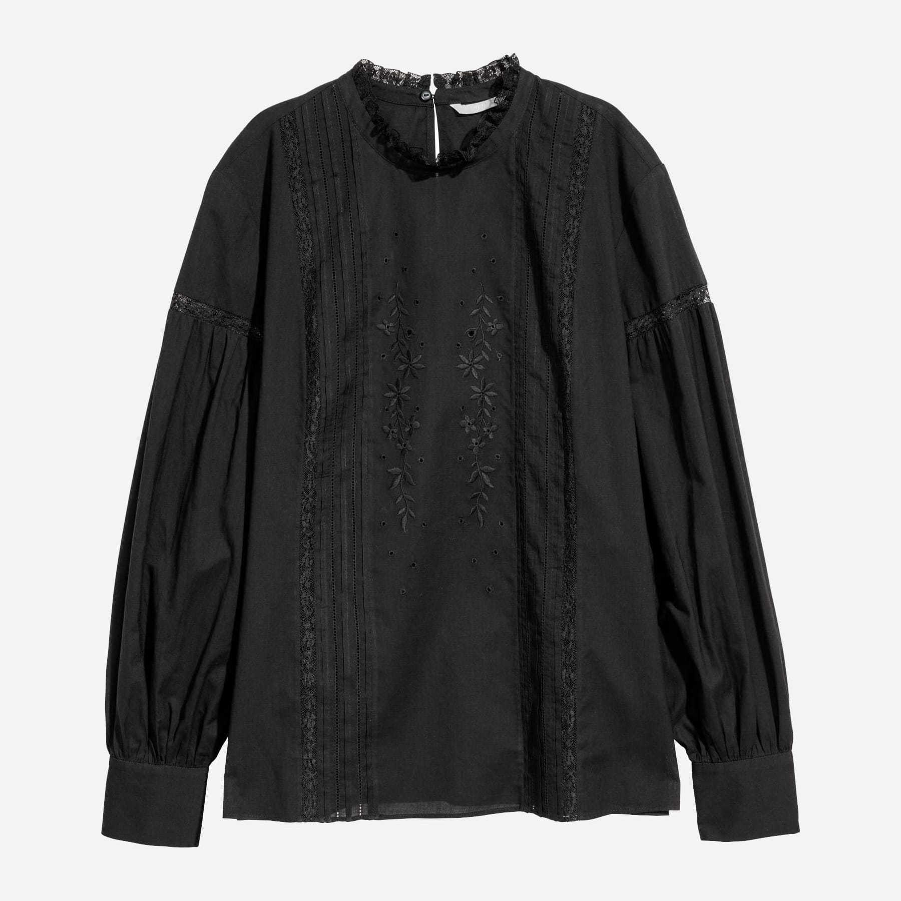 

Блузка H&M 5954117log  Черная, Блузка H&M 5954117log 38 Черная