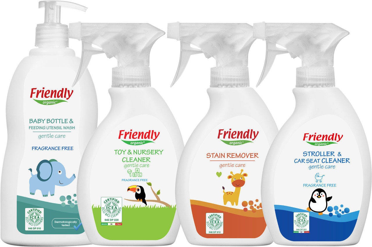 

Органический очищающий набор Friendly Organic "ТОП средства для детских вещей"