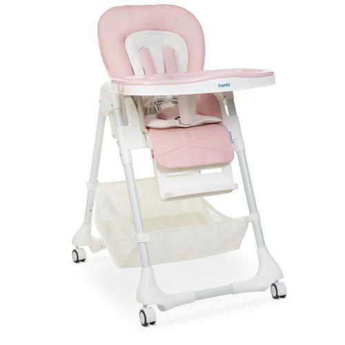 

Стульчик для кормления Bambi (M 3822 Baby Pink)