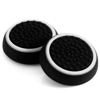 

Силиконовые накладки на аналоговые стики Honson Dualshock 4 черный с белой окантовкой 2 шт