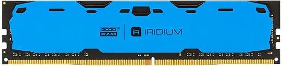 

Модуль пам'яті для комп'ютера DDR4 16GB 2400 MHz Iridium Blue Goodram (IR-B2400D464L17/16G)