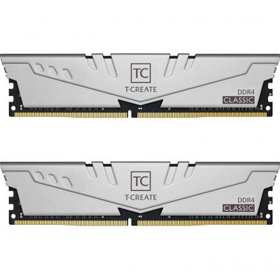 

Модуль пам'яті для комп'ютера DDR4 16GB (2x8GB) 3200 MHz T-Create Classic 10L Gray Team (TTCCD416G3200HC22DC01)