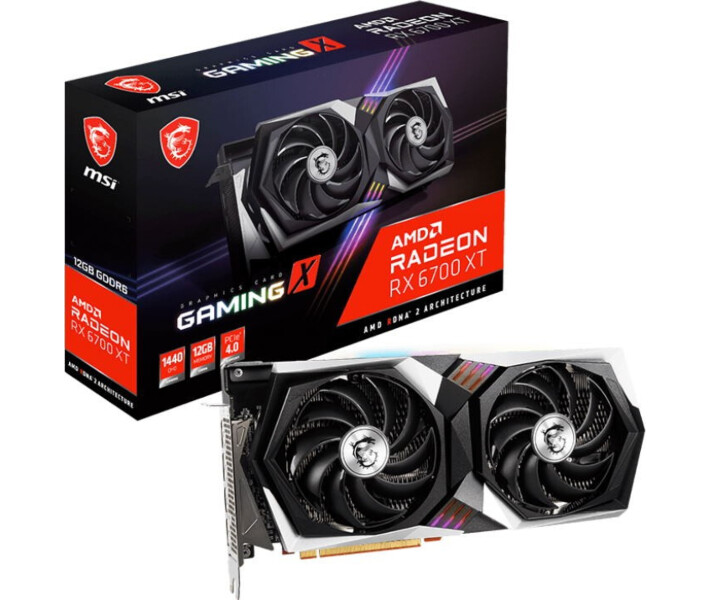 

Видеокарта MSI AMD Radeon RX 6700 XT GAMING X 12G (RX 6700 XT GAMING X 12G)