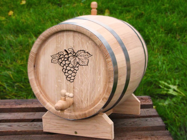 

Бочка дубовая для коньяка вина 20 л BarrelMaster с гравировкой