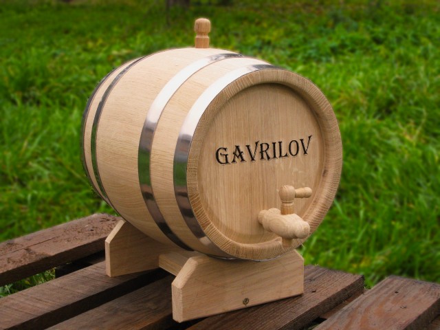 

Бочка дубовая BarrelMaster 15 л с именной гравировкой