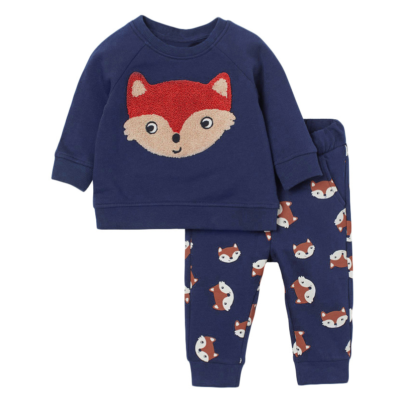 

Костюм детский 2 в 1 с изображением лисицы синий Fox Berni Kids (110) Синий (59622)