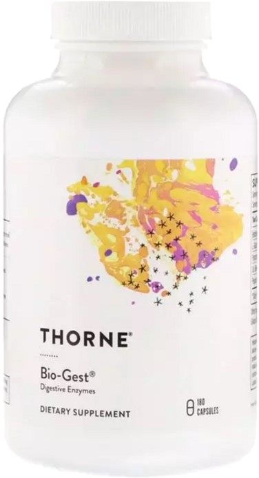 

Био-Гест Thorne Research Пищеварительные ферменты, Bio-Gest, Thorne Research 180 капсул (693749405023)