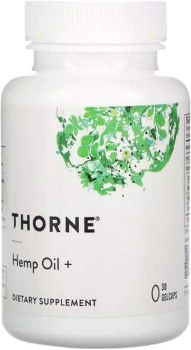 

Конопляное масло, Thorne Research 30 Гелевых капсул (693749006770)