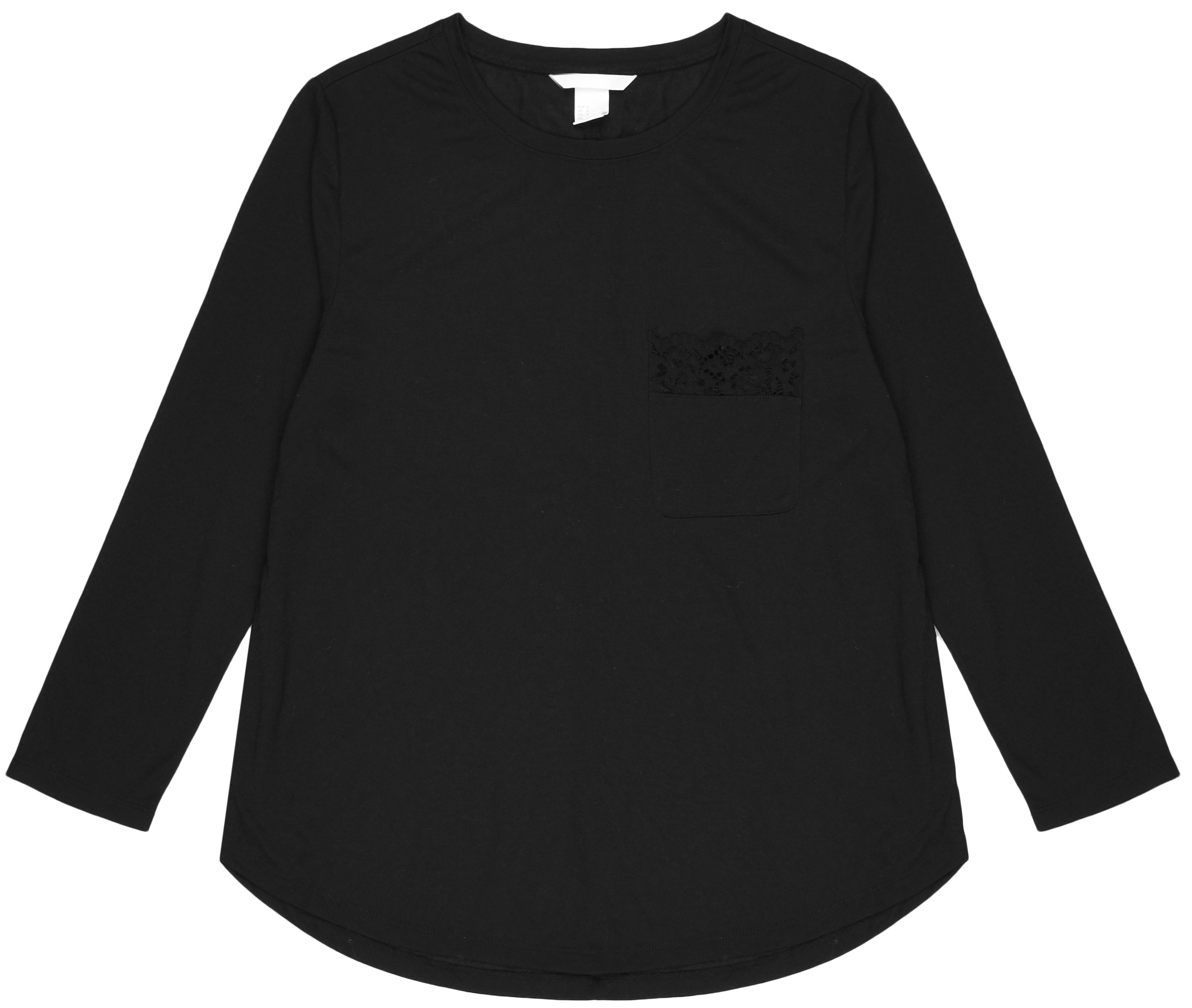 

Лонгслив H&M LONHM S Черный