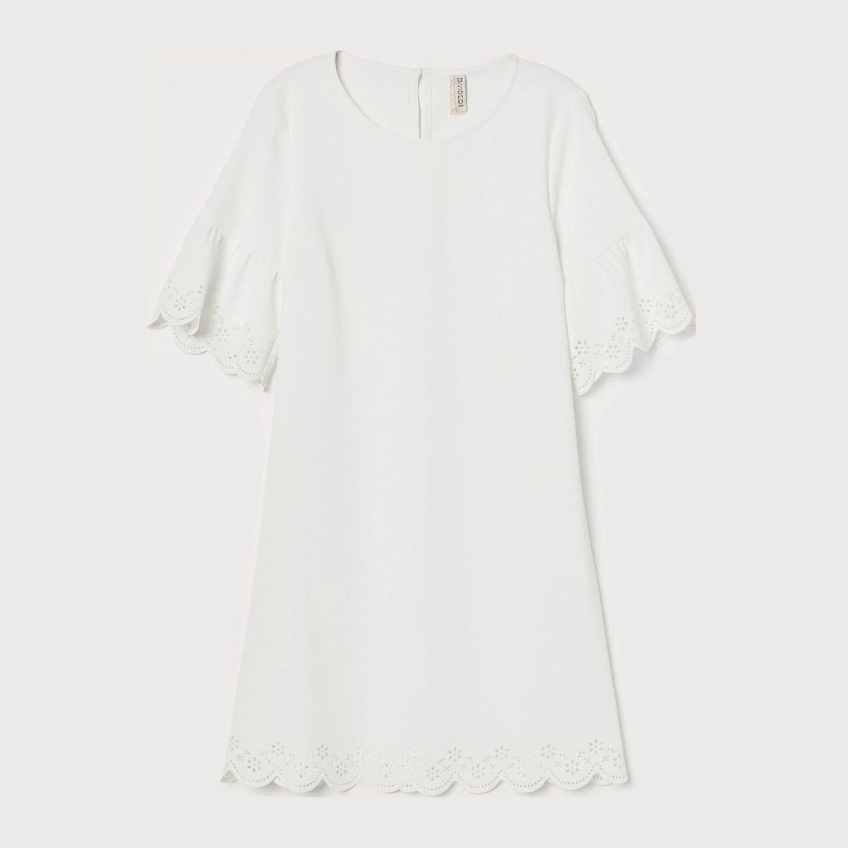 

Платье H&M 0870345  Белое, Платье H&M 0870345 40 Белое
