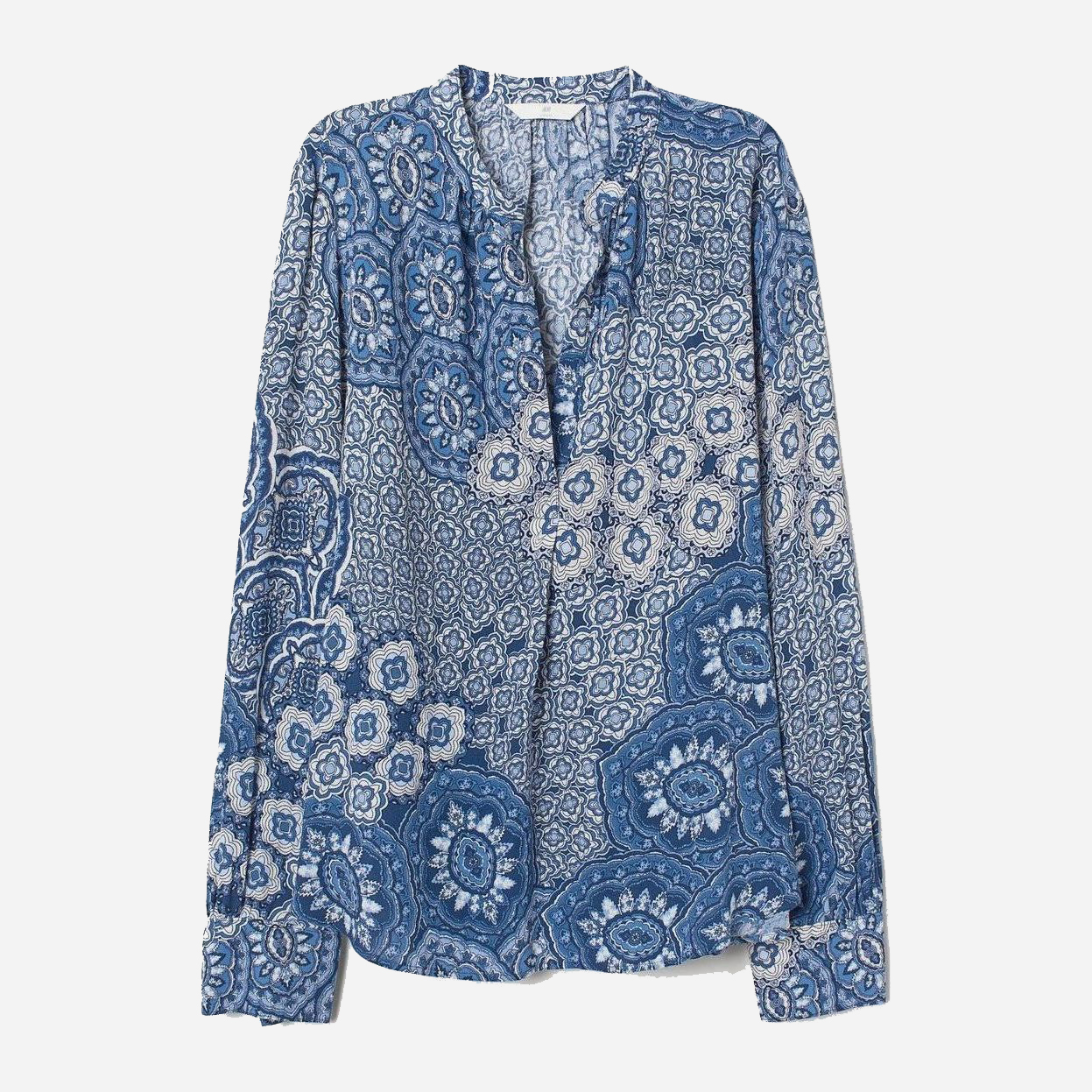 

Блузка H&M 0787260 34 Синяя