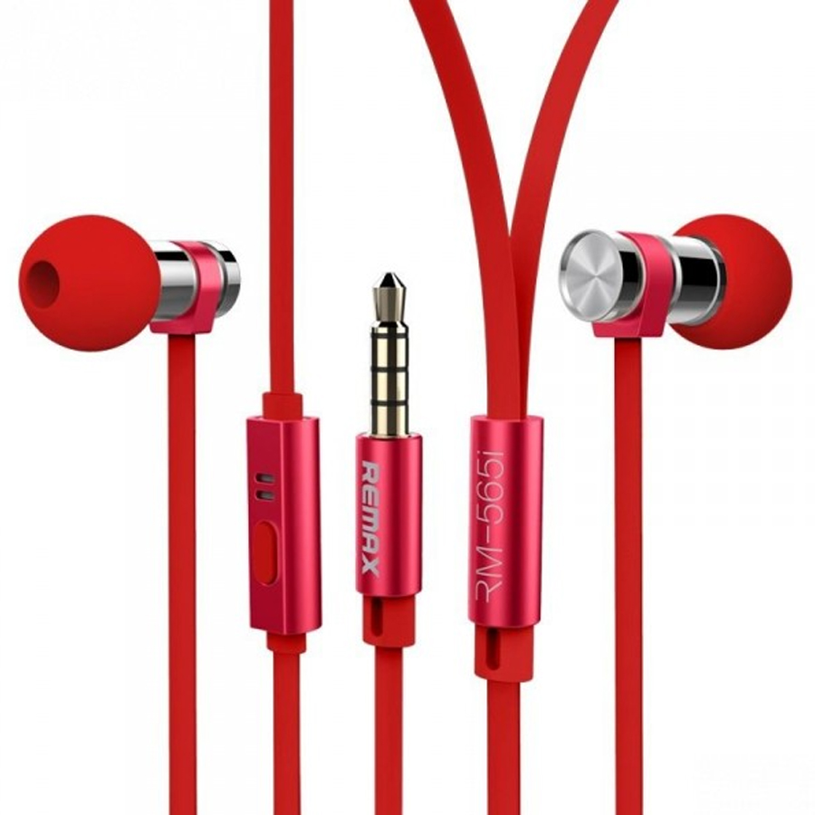 

Наушники Remax RM-565i Earphone Red