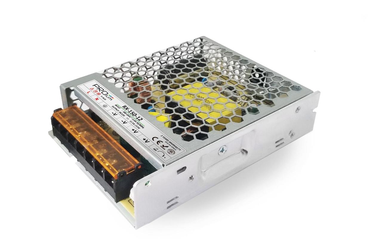 

Блок питания импульсный PROLUM 150W 12V (IP20; 12,5A) - Series "RX" 223025