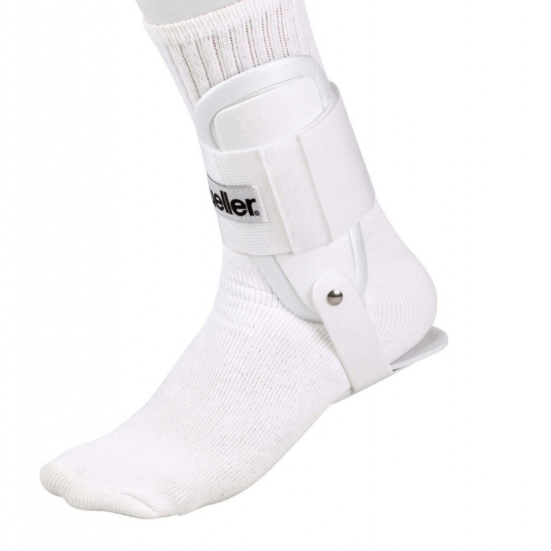 

Фиксатор для голеностопа волейбольный Mueller Lite Ankle Brace Белый 4554