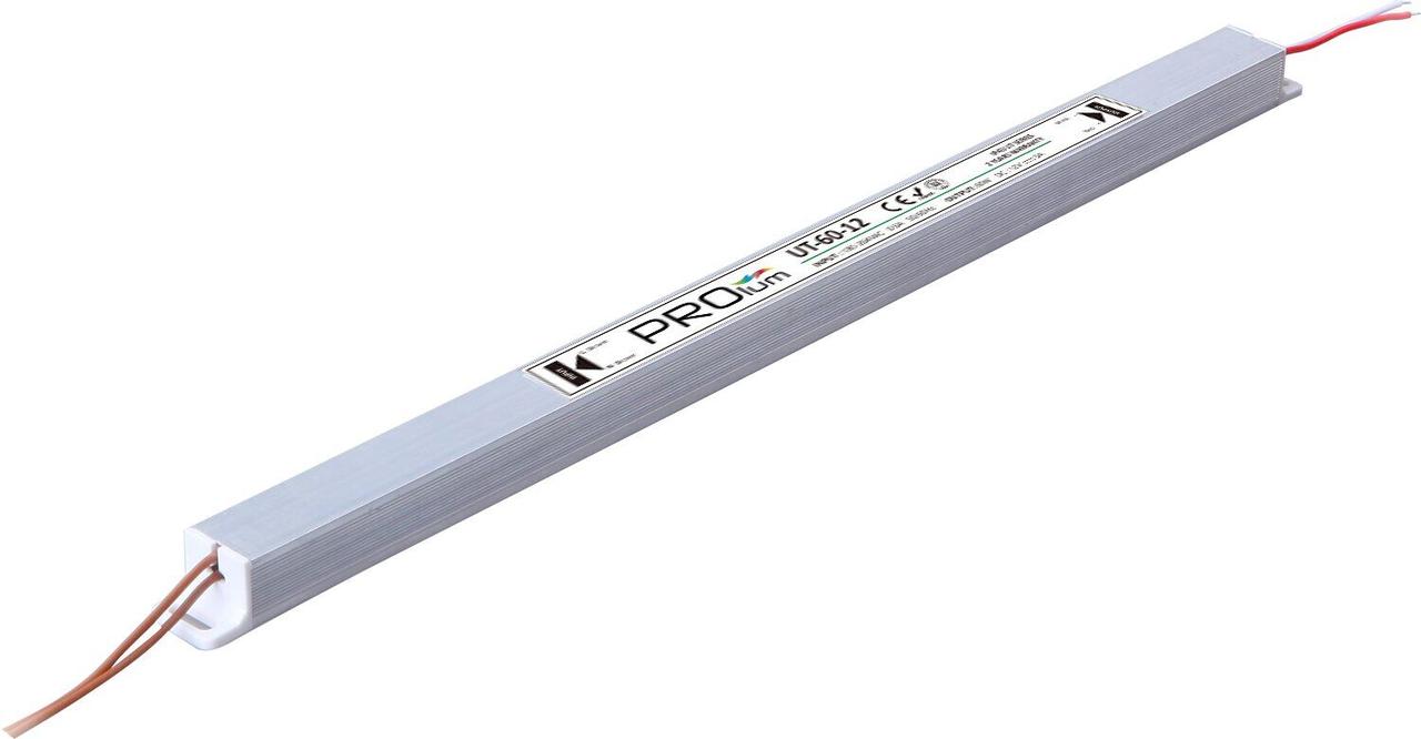

Блок питания импульсный PROLUM Slim 60W 12V (IP43; 5А) Series "UT" PRO 223031