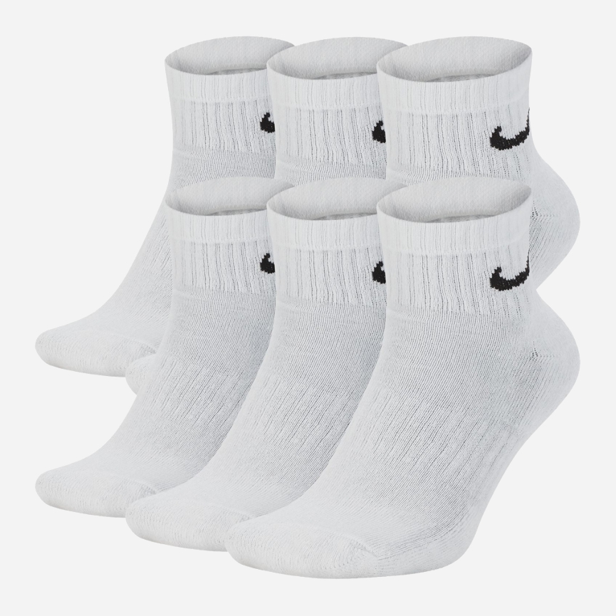 

Набор носков Nike U Nk Everyday Csh Ankl 132 SX7669-100 L (-) 6 пар Белый, Набор носков Nike U Nk Everyday Csh Ankl 132 SX7669-100 L (42-46) 6 пар Белый
