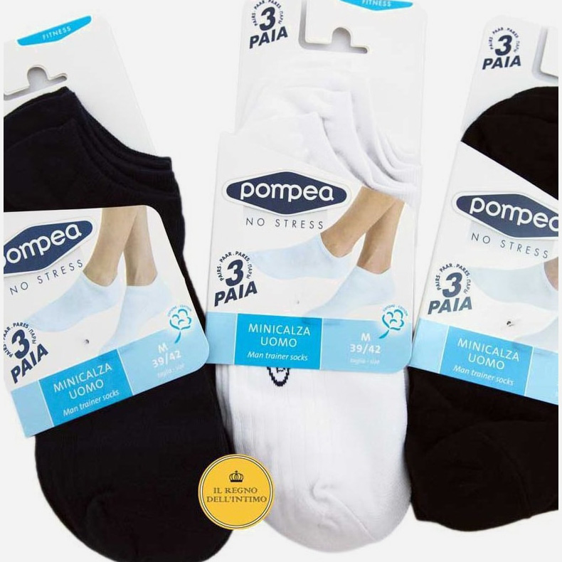 

Носки Pompea Mini Calze 35-38 3 пары Синие