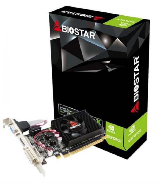 

Видеокарта Biostar GeForce GT210 1GB Low profile (G210-1GB D3 LP)