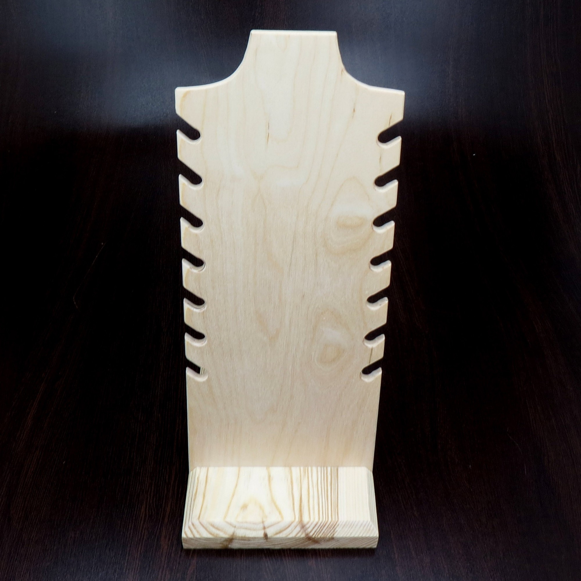 

Подставка-органайзер для украшений IZD Гранат из натурального дерева Бланже 40х17х12 см ОЮВ-000801