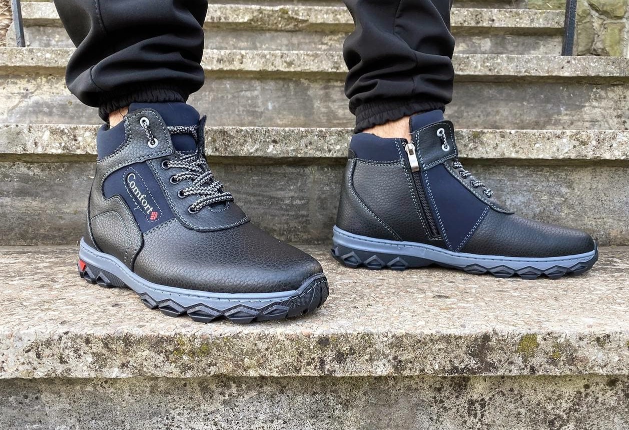 

Ботинки мужские зимние Sigol comfort черные 44 (СБ-14)