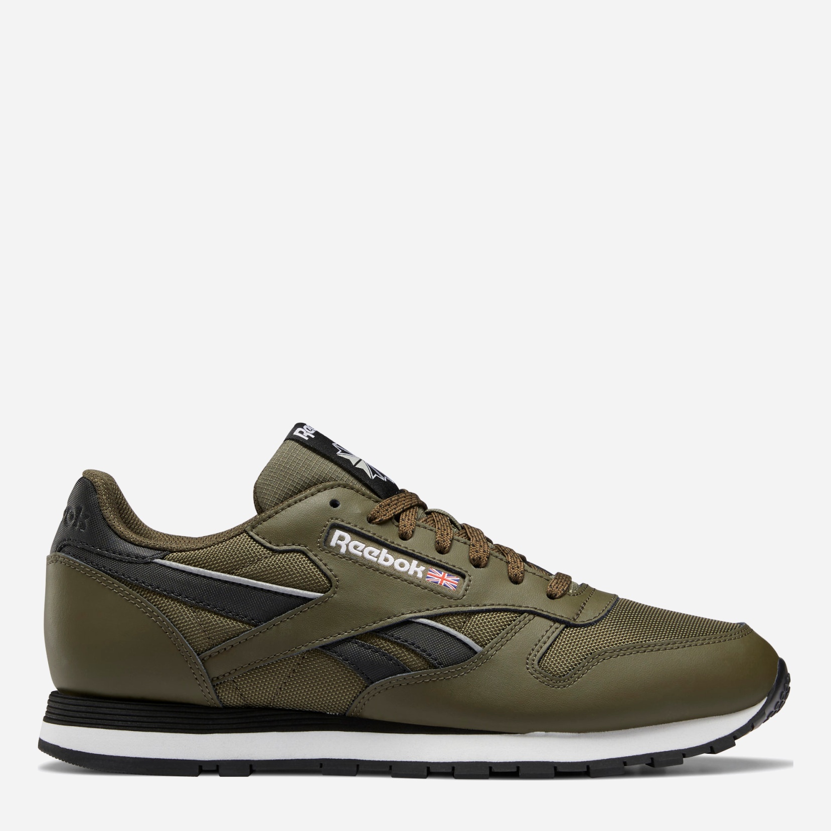 

Кроссовки Reebok Classic Leather GZ9829 41 (8.5) 26.5 см Armygr/Cblack/Ftwwht