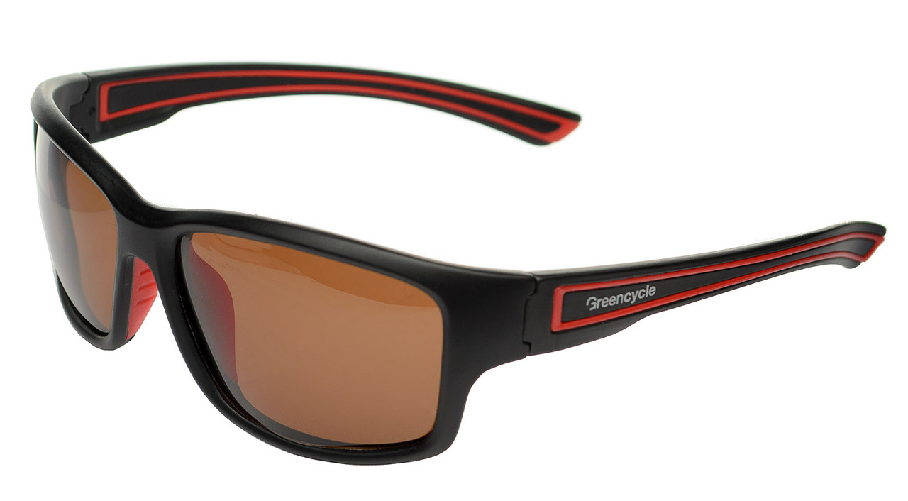 

Окуляри велосипедні Green Cycle GGL-500 Polarized Lens Black-Red