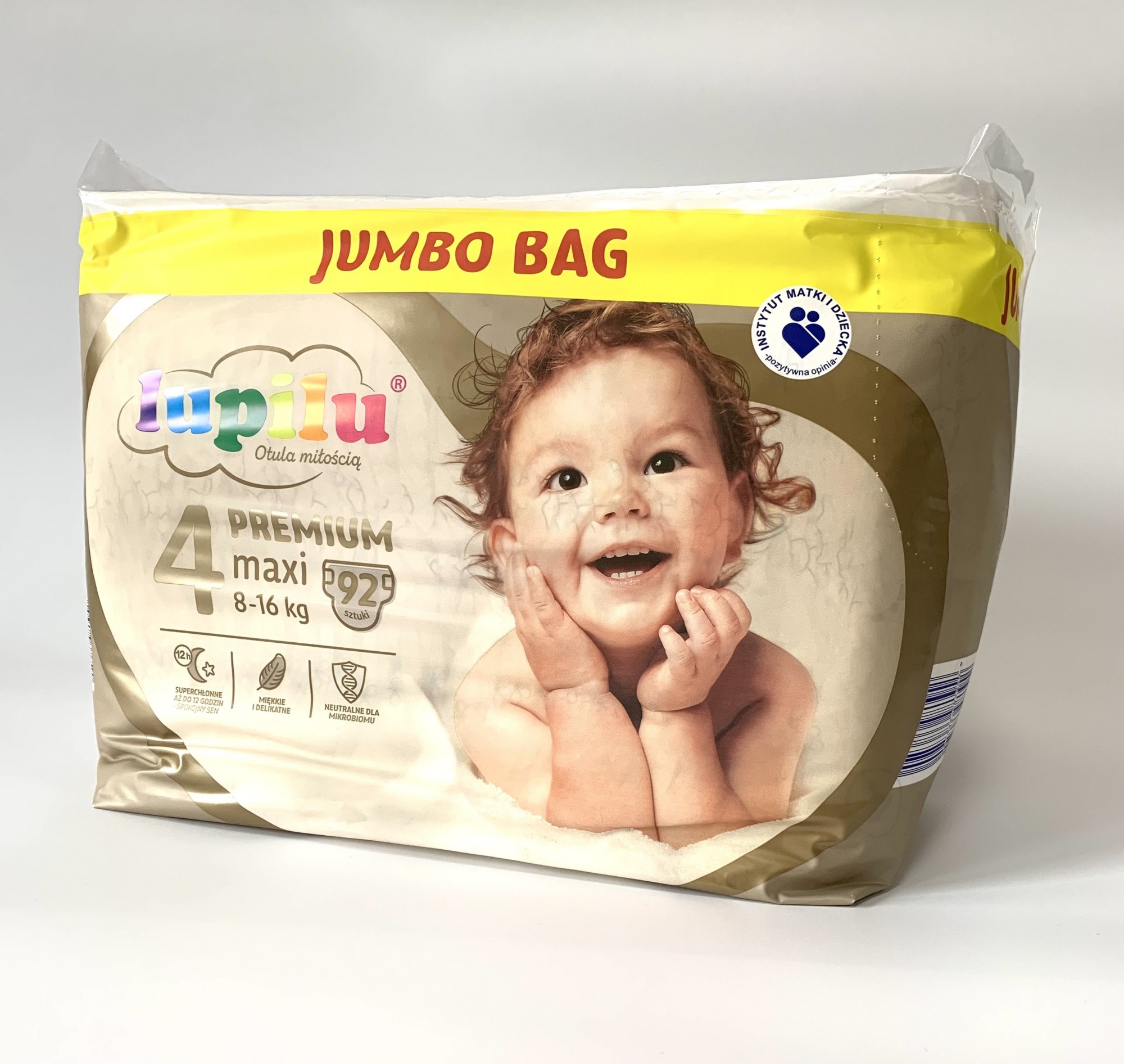 

Підгузники 4 розміру (92 шт.) Lupilu premium Jumbo Bag 8-16 кг.