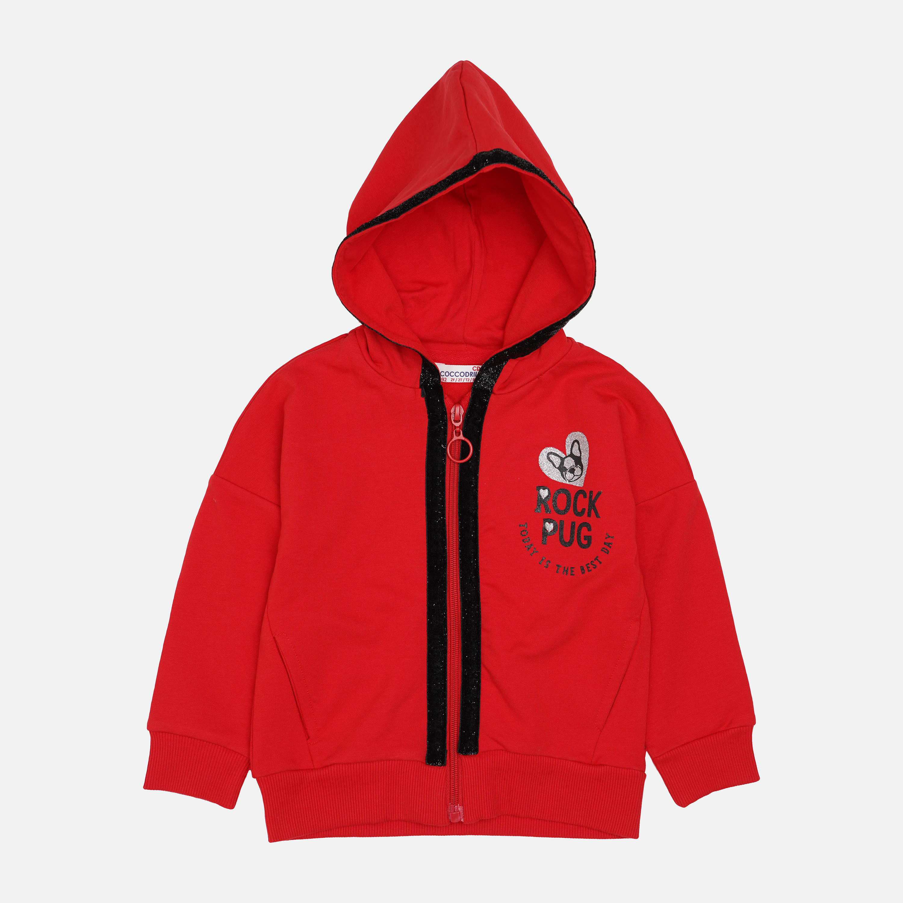 

Толстовка Coccodrillo Rock Pug ZC1132401ROC-009 92 см Красная (5904705626556)