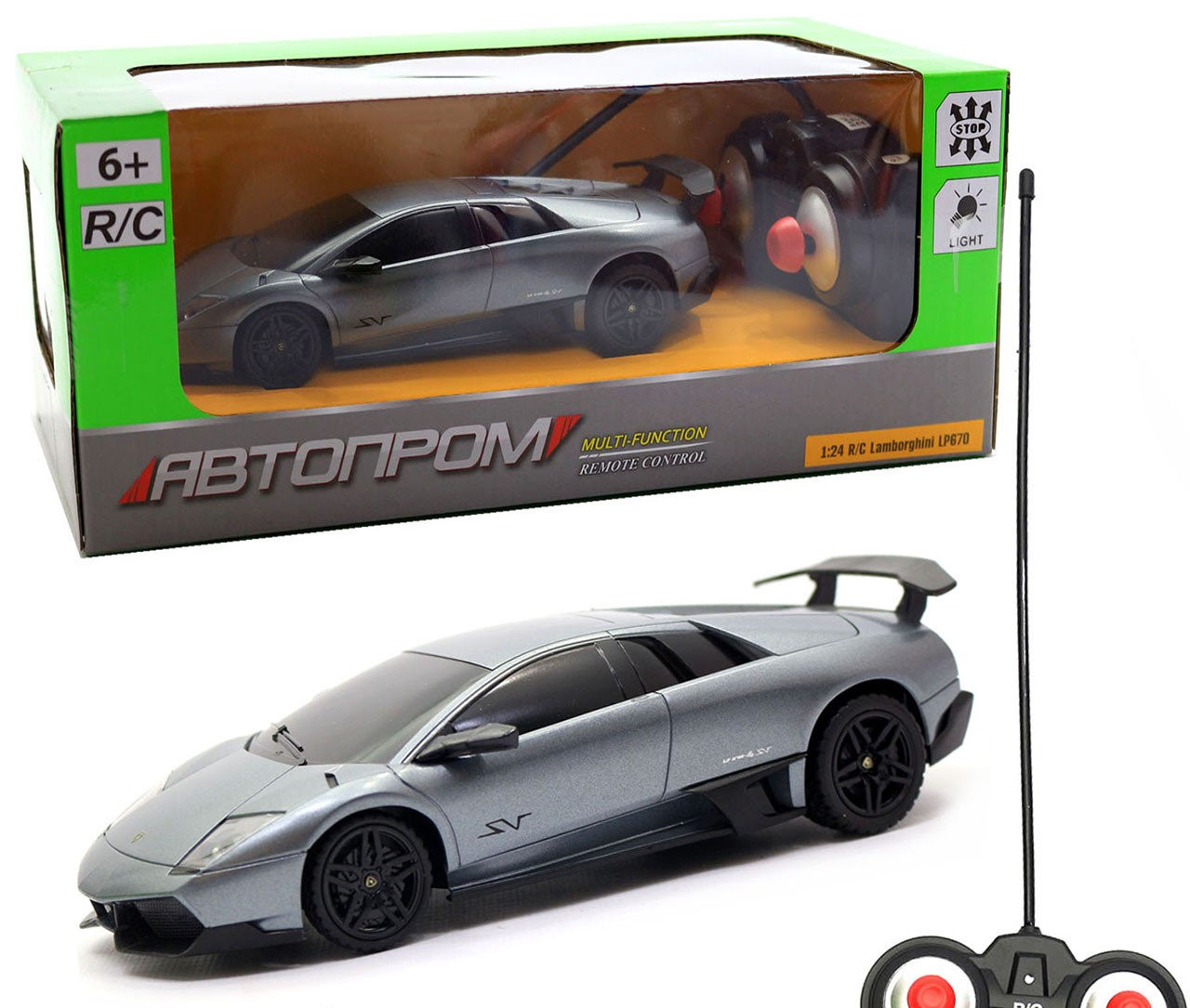 

Машина на радиоуправлении "Lamborghini Murcielago" (Серый) 8820(Grey)
